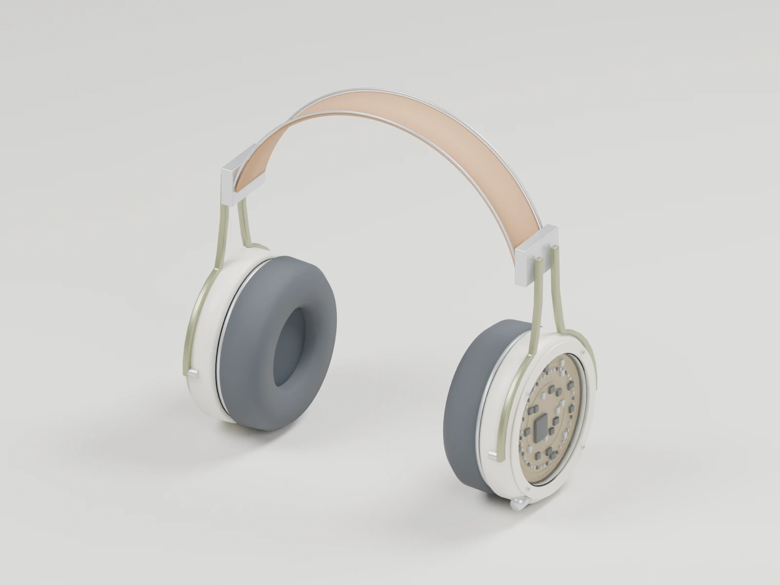 Arc: Over-ear headphones final 3D render