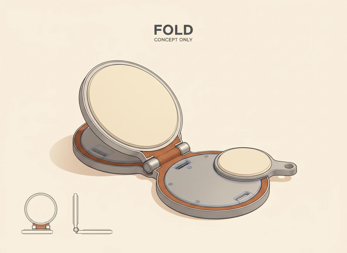 Fold: Travel charger industrial design concept