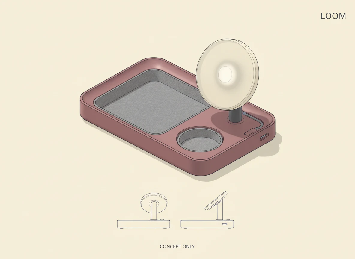 Loom: Charging valet industrial design concept