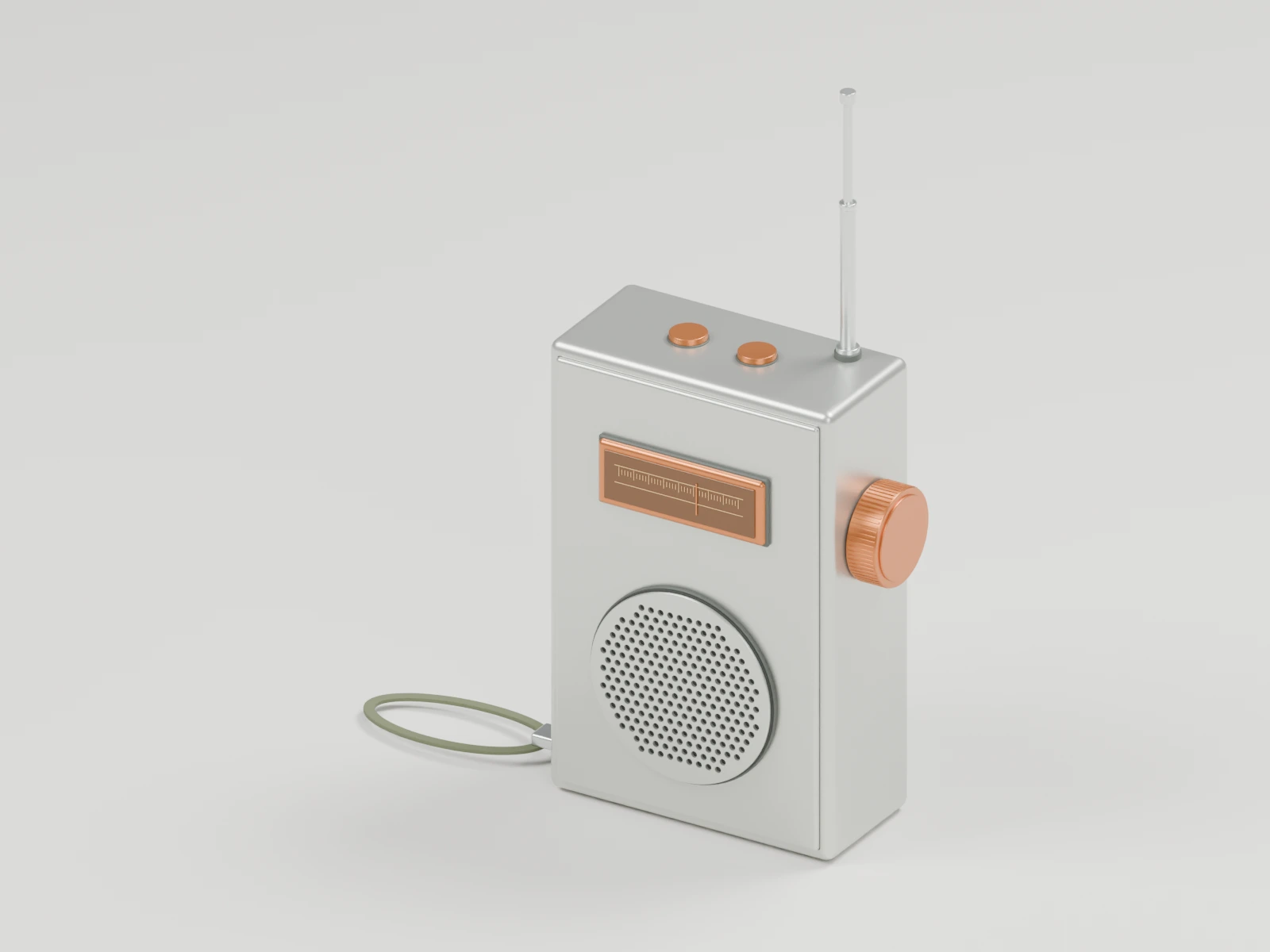 Relay: Pocket radio final 3D render