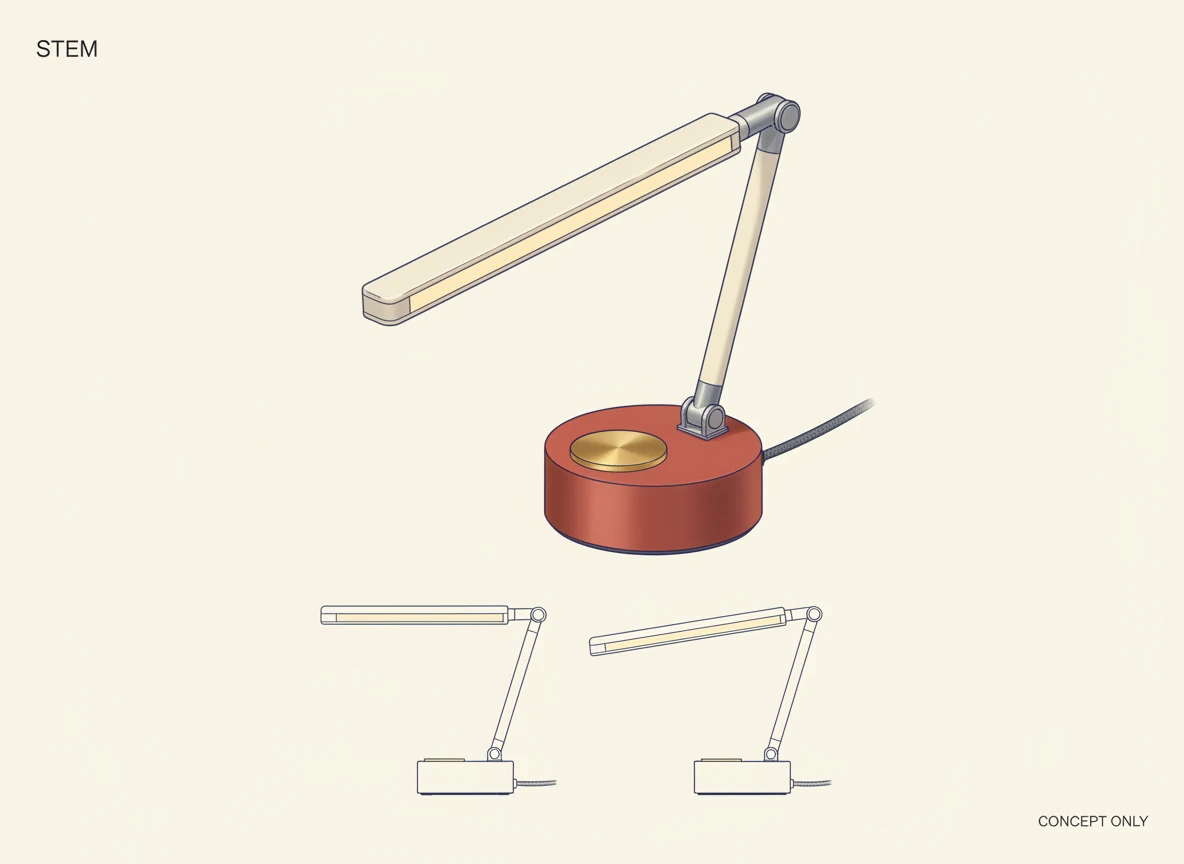 Stem: Task light industrial design concept
